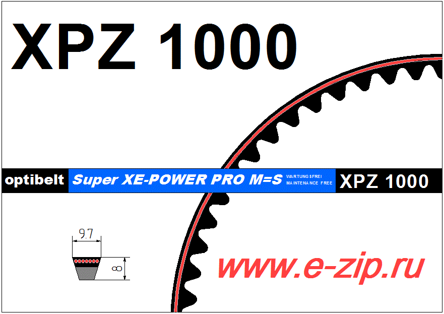   XPZ 1000 Lw (Optibelt)